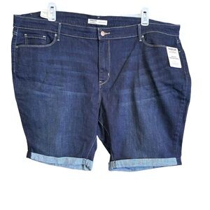LEVI STRAUSS MID-RISE BERMUDA SHORTS NWT PLUS SIZE 24